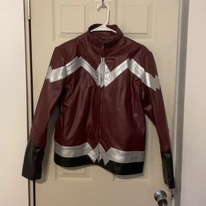 I Wonder Woman jacket silver & Burgundy